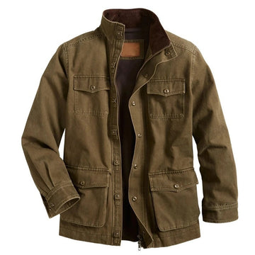 Wiaofellas Autumn Casual Streetwear Overcoat Jacket 5XL Men Military Long Sleeve Stand Collar Zipper Autumn Jackets Coats Men's Clothing
